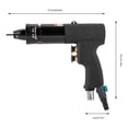 thumbnail image 2 of Pneumatic Rivet Nut Gun 10-24",10-32",8-32",6-32''Heads Air Nut Insert-Machine Pneumatic Rivet Nut Gun, 2 of 16
