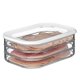 thumbnail image 3 of 3PCS 1.6L with 3 Tier Meat Pieces Storage Box Airtight Lid Dishwasher Safe 3Layer Crisper, 3 of 5