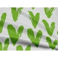 thumbnail image 5 of oneOone Rayon Green Fabric Valentine Heart Fabric For Sewing Printed Craft Fabric By The Yard 56 Inch Wide, 5 of 5