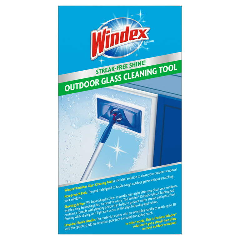 Windex Outdoor All-in One Glass Cleaning Tool Starter Kit