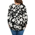 thumbnail image 3 of DDLUYY Women's Plus Size Tops Crew neck Long Sleeve Shirts Loose Tunic Tops Fall Shirts, 3 of 6