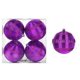 thumbnail image 2 of 4pcs 10cm Striped Christmas Ball Set, 2 of 5