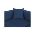 thumbnail image 6 of Meridian Furniture Cube Navy Durable Linen Modular Sectional, 6 of 9