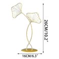 thumbnail image 3 of Home Furnishing Gold Metal Ornaments Gold Leaf Desktop Art Deco Ornaments, 3 of 3
