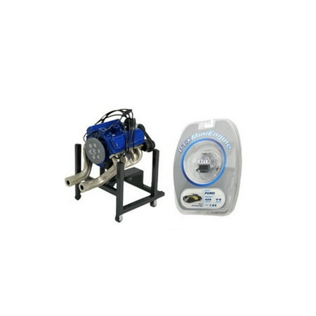 302 Mustang Engine - Ford 302 V-8 Boss Racing Engine Model 1:24 by Unique Replicas