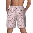 thumbnail image 4 of Uemuo Cute Rabbit Pattern Mens Swim Trunks Quick Dry Board Shorts with Mesh Lining, Stretch Beach Shorts Quick Dry No-Chafing Board Shorts-Large, 4 of 9