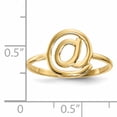 thumbnail image 2 of 14k Yellow Gold Symbol Ring, 2 of 6