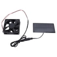 thumbnail image 4 of 0.8W 4V Polycrystalline Solar-Powered Exhaust Fan Kit - IP65 Waterproof Mini Cooling Fan with 3000 RPM, Wire-Free Green Energy Solution for Greenhouses, RVs, Pet Houses, Utility Rooms & Home, 4 of 6