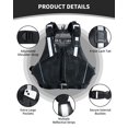 thumbnail image 5 of Owntop Adult Life Jacket Swim Vest,Float Youth Life Vest Buoyancy Aid for Men Women Swimming Surfing Kayaking Boating, Black, 5 of 8