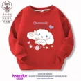 thumbnail image 1 of Suéter con estampado de dibujos animados para niños y niñas, jersey de moda Kawaii, cuello redondo, sudaderas con capucha sueltas, Sanrios, Cinnamoroll, Kuromi, 1 of 5