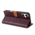 thumbnail image 3 of ChicShell Compatible with iPhone 16 Plus Wallet Case, PU Leather Flip Case with Card Holders RFID Blocking Shockproof Phone Cover, Winered, 3 of 7