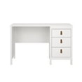 thumbnail image 4 of Tvilum Madrid Home Office Writing Desk with 3 Storage Drawers for Adults, White, 4 of 23