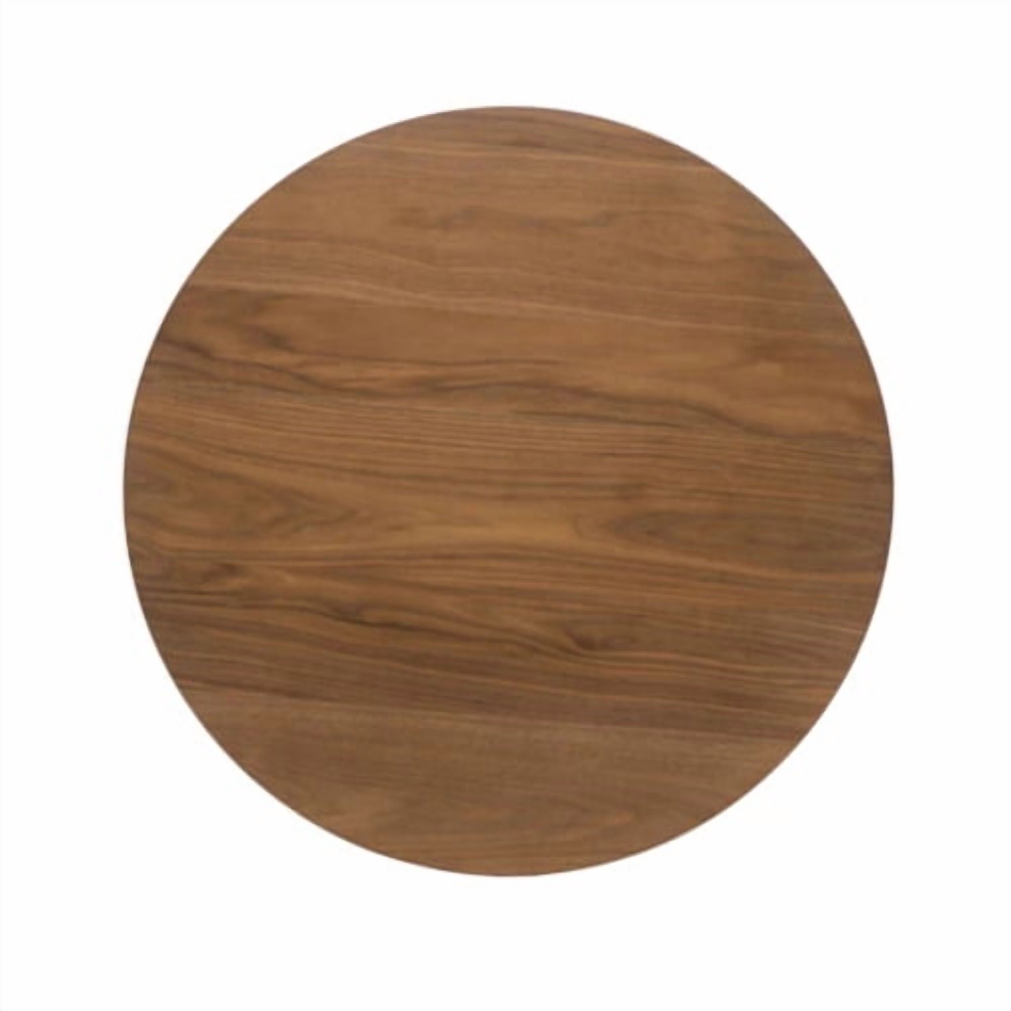 Bar Table 42 Inch High Round with Rubberwood Legs, Bar Height Dining Table and Counter Table for Kitchen Home Bar, Natural Walnut