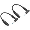 thumbnail image 3 of Small Mouth Line Adapter Line, 2pcs Connector Line, DC Pointed Plug Connector Cable 5.5x2.1mm Female To 4.5x3.0mm Male For  Laptop  Notebook, 3 of 8