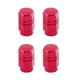 thumbnail image 2 of Cubierta de Válvula Macarena 4 Piezas Adaptador de Aluminio para Scooter Rojo, 2 of 7