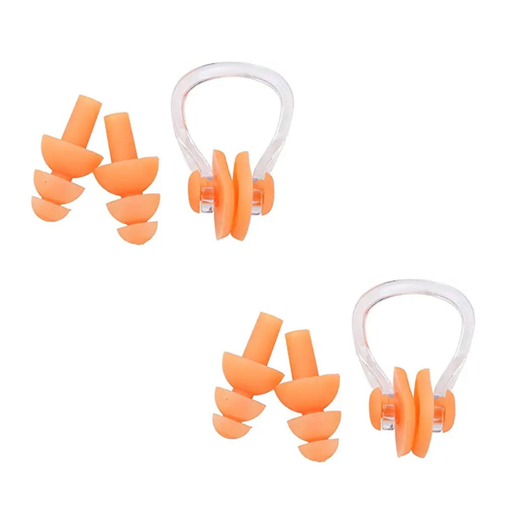 New Soft EVA Swimming Set Splint Nose Clip Ear Plug Earplug 
