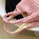 thumbnail image 2 of Bolso de mano con burbujas para mujer, Bolso Hobo con nube bonita, Bolso de compras para mujer (rosa), 2 of 8