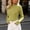 Green, variant on Liweisiy Mock Neck Shirts For Womens Ribbed Knit Long Sleeve Slim Soft Shirts Stretchy Baselayer Underscrubs Tops Black Free Size