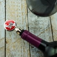 thumbnail image 3 of Angry Shark Scuba Diving Flag Diver  Wine Bottle Stopper, 3 of 8