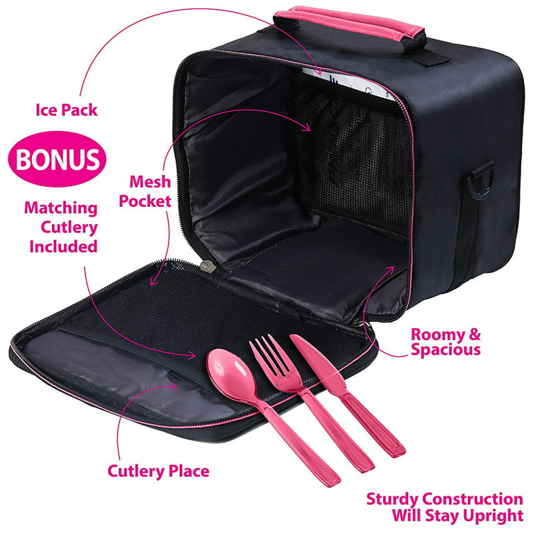  Pinnacle Thermoware Lunch Box Bag Set for Adults and