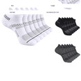 thumbnail image 2 of WHEANG 6 PC Breathable Mesh Crew Socks for Women Men Ankle Socks Low Cut Short Socks Soft Comfortable Sweat-Wicking Sports Socks Daily Wear Non-Slip Running Socks(White) 2026 Sales Under $1, 2 of 4