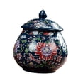 thumbnail image 5 of Baoblaze Ceramic Ginger Jar with Lid, Chinese Temple Jar, Decorative Vase for Home Decor, Blue, 5 of 8