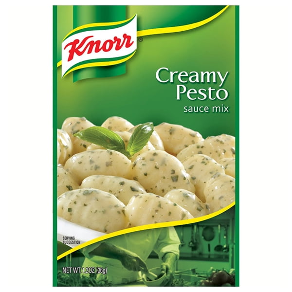 Knorr Creamy Pesto Sauce Mix 1.2 oz Pouches Pack of 2