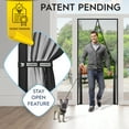 thumbnail image 4 of AUGO Magnetic Screen Door - Self Sealing, Heavy Duty, Hands Free Mesh Partition Keeps Bugs Out - Pet and Kid Friendly - Patent Pending Keep Open Feature - 34 Inch x 81 Inch, 4 of 6