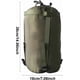 thumbnail image 5 of Sleeping bag liner, compression sack, waterproof nylon, lightweight camping gear, army green., 5 of 5