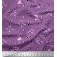 thumbnail image 1 of Soimoi Polyester Crepe Fabric Check,Spider & Bat Kids Print Fabric by The Yard 52 Inch Wide, 1 of 3
