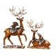 thumbnail image 4 of Juego de 2 estatuas de reno Feng Shui, decoración creativa para amigos, animal de resina 15x6x30cm 18x6x21cm, 4 of 9