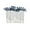 Dark Blue, variant on Faship Gorgeous Dark Blue CZ Crystal Floral Hair Comb