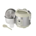 thumbnail image 4 of Starfrit 14-Cup Low-Carb Electric Rice Cooker, Green/Gray—with 7 Presets, 024737-001-0000, 4 of 4