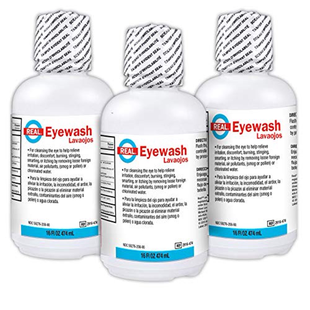 Rapid Care First Aid 6533 Sterile Saline Isotonic Eye Wash Solution 16