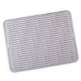 thumbnail image 1 of Heat Resistant Silicone Table Mat Foldable Counter Top Pad Table mat Home Kitchen Placemat, 40x30cm, Light Gray, 1 of 9
