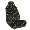 thumbnail image 1 of Wukai Gold Dog Paw Full Set Car Seat Covers with Soft Padding Universal Auto Front Seats Protector and Cushion Mat, 1 of 5
