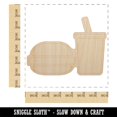 thumbnail image 2 of Hamburger and Soda Food Drink Icon Wood Shape Unfinished Piece Cutout Craft DIY Projects - 6.25 Inch Size - 1/8 Inch Thick, 2 of 7
