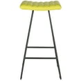 thumbnail image 4 of SAFAVIEH Akito 30"H Mid-Century Bar Stool, Green/Black, Set of 2, 4 of 7