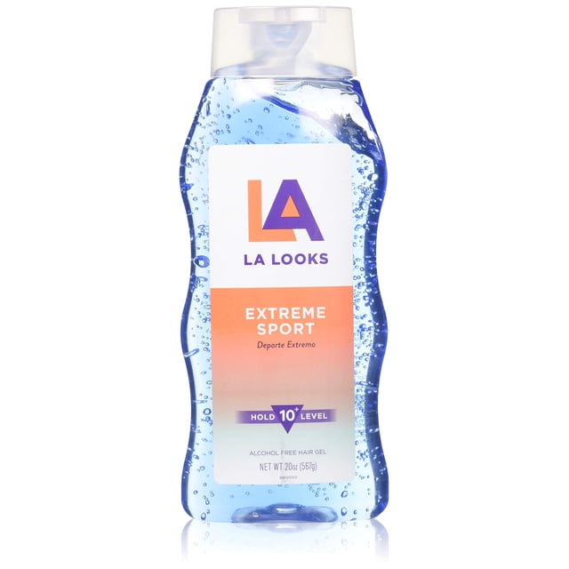 LA Looks Gel #10 Extreme Sport Tri-Active Hold Azul 20 onzas (paquete de 2) (B00BNVM8OG)