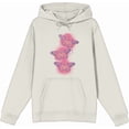 thumbnail image 4 of Spray Paint Butterfly Adult Sand Long Sleeve Hoodie-Small, 4 of 6