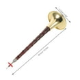 thumbnail image 2 of ELAYARD Professional Suona Folk Wind Instrument for Beginners with Golden Bowl Design and Durable ABS Material Multi Color, 2 of 7