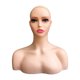 thumbnail image 1 of Cabeza de maniquí femenina, modelo profesional de exhibición de cosmetología, soporte para cabeza. Estilo H, 1 of 9
