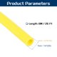 thumbnail image 2 of Uxcell 26 Ft(8M) Tubo de goma de látex, 3/16"(4mm) ID x 1/4"(7mm) OD Bandas de goma para tirachinas, Amarillo, 2 of 6