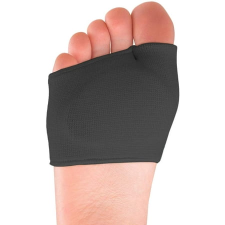 Metatarsal Sleeve Pads,Ball of Foot Cushions with Soft Gel,Fabric Forefoot Compression Socks,Half Bunion Sleeves Great for Mortons Neuroma,Metatarsal and Forefoot Pain Relief,for Men and Women.
