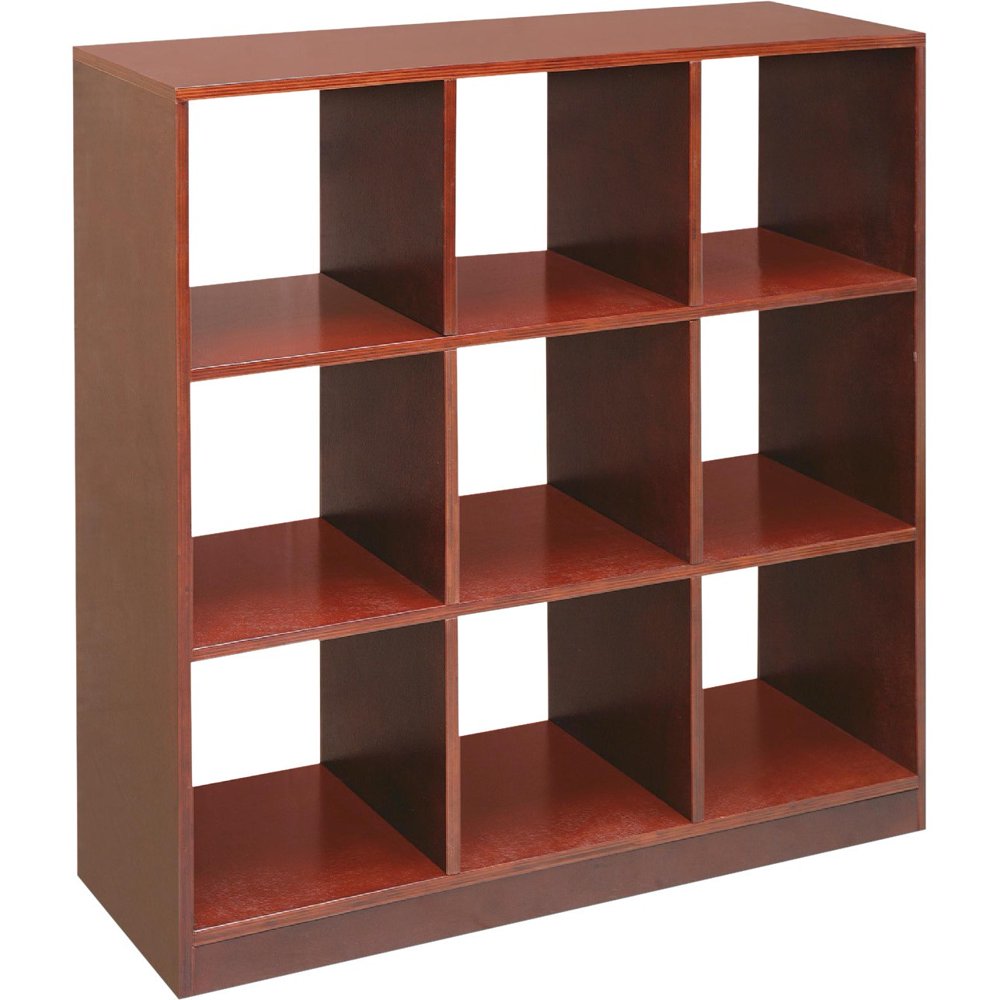 Badger Basket 3x3 Storage Unit, Cherry