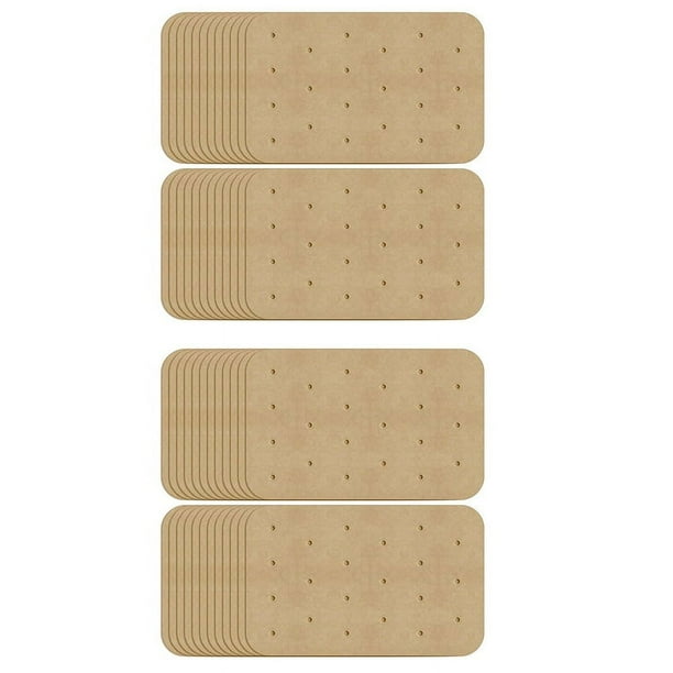 Revestimiento de Papel Pergamino para Freidora de Aire con Orificio de Aire para Freidora de Aire Ninja DZ201, DZ401, Accesorios para Freidora de Aire Dual, 400 Piezas