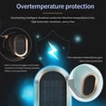 thumbnail image 3 of 1200w Ceramic Fan Heater, Portable Fan Heater With 2 Heat Settings & Overheat Protection Low Energy Silent, 3 of 5