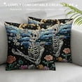 thumbnail image 3 of FUMJ Goth Pillows Covers Set - Gothic Pillow Covers , Skull Pillow,Gothic Decor,Tarot Pillow Covers,Goth Throw Pillows,Skull Pillow Covers, 3 of 5