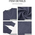 thumbnail image 7 of FreshPretty Women's Ribbed Long Sleeve Tops Summer Spring Pullover Knit Casual V Neck Blouses Trendy Loose Fit Tunic Top, 7 of 7