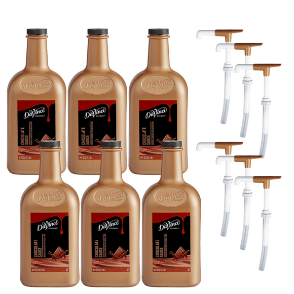 DaVinci Sauce Aromatisante Chocolat Gourmet 64 fl. oz. Pompe Bonus